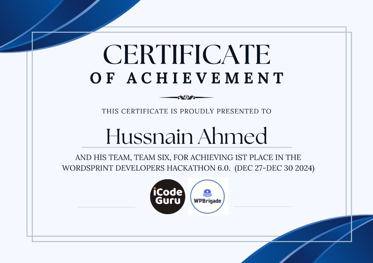 Hackathon Winner 2024